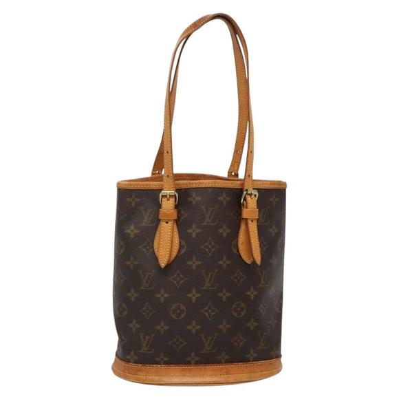 LOUIS VUITTON Monogram Bucket PM Shoulder Bag M42238 LV Auth ep9673 - Picture 1 of 16